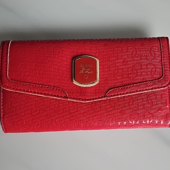 Guess Handbags - GUESS Red Women's Wallet